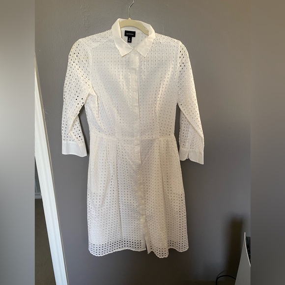 what who wear Dresses & Skirts - White cotton dress size S
